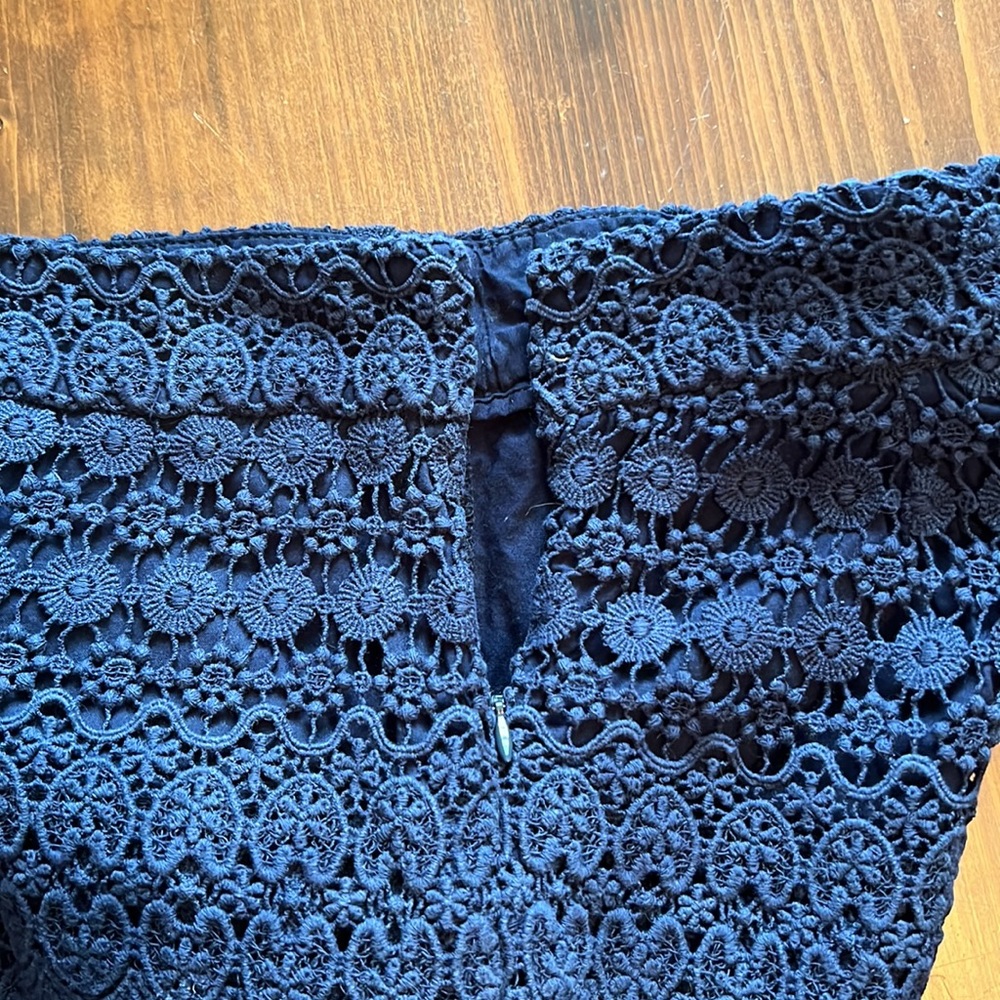 LOFT navy blue riviera short - Picture 6 of 7